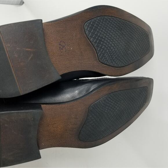 Steve Madden Men's Leather Black Trennt style Lace Up Dress Shoes Oxfords Size10 - Picture 10 of 14